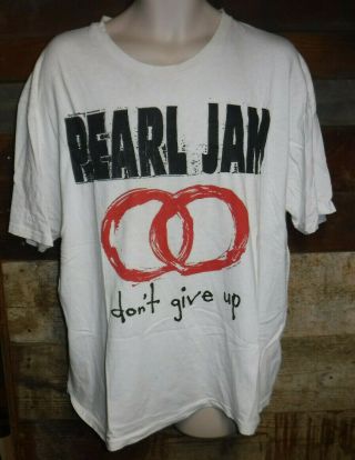 Vintage Pearl Jam 1992 Grunge Rock Tour T Shirt 1990 