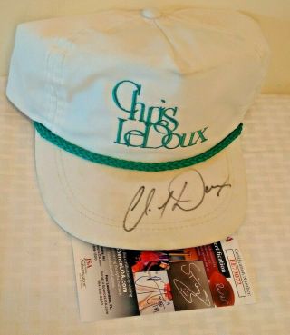 Autographed Signed Jsa Concert Tour Hat Cap Chris Ledoux Snapback 1990s Country