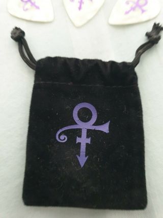 Prince Symbol Guitar Pick and Pouch Last One NPG Music Club ultra rare official 2