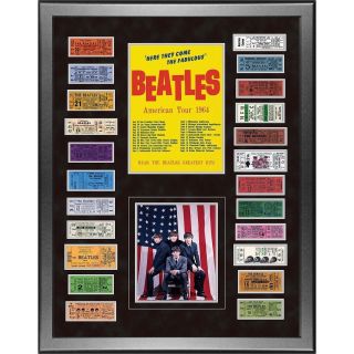 The Beatles American Tour 1964 Ticket Collage