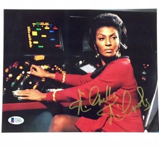 Nichelle Nichols Uhura Autograph Star Trek Signed 8x10 Photo 8 Bas Beckett