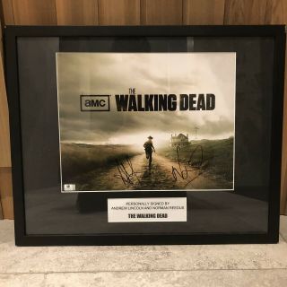 The Walking Dead Signed Picture - Norman Reedus & Andrew Lincoln