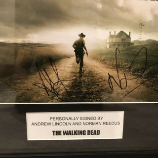 The Walking Dead Signed Picture - Norman Reedus & Andrew Lincoln 2