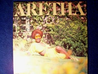 Aretha Franklin Queen Of Soul " You " Signed Autographed Album Cover Rare