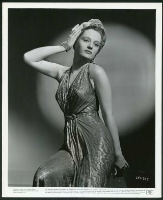 Alexis Smith Stunning Portrait Vintage 1942 Warner Bros.  Portrait Photo