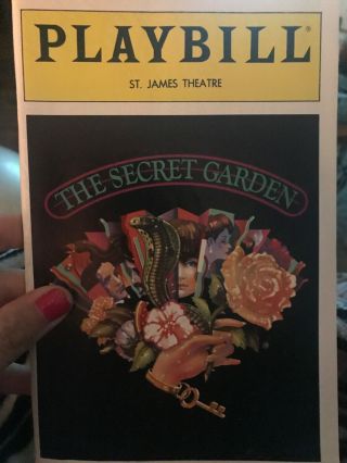 The Secret Garden Playbill St.  James Theatre July 1991