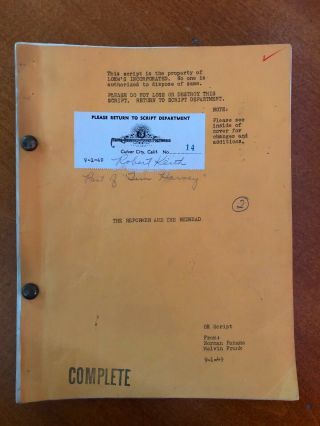 The Reformer And The Redhead 1949 Script June Allyson Dick Powell Robert Keith