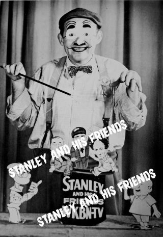 Vintage Youngstown,  Ohio Wkbn - Tv Pr Host Stanley Popeye Mr Magoo 3 Stooges