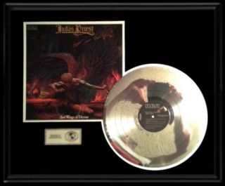 Judas Priest Sad Wings Of Destiny Rare Gold Record Platinum Disc Lp Album