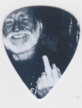 AUTOGRAPHED WILLIE NELSON PHOTO SIGNED,  3 GUITAR PICKS Country Music USA 2