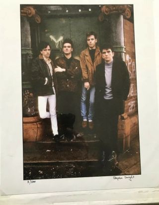The Smiths - Queen Is Dead Signed And Numbered Stephen Wright Photo Morrissey