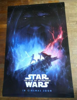 Star Wars The Rise Of Skywalker 2019 Orig 27x40 Double Sided Intl Movie Poster