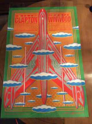 Eric Clapton Derek And The Dominos Cream Blind Faith Concert Poster 2009