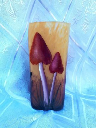 Tip Daum Nancy Vase Art Nouveau Flowers Hand Painting