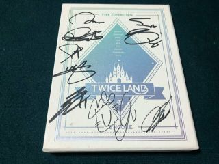 Twice [twice Land - Encore] Album Autograph All Member Signed Album (dvd) Kpop