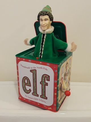 Rare Elf Movie Will Ferrell Jack - In - The - Box 2003 Promo Christmas Film