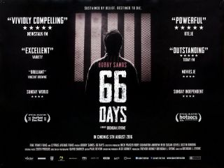 Bobby Sands: 66 Days 2016 British Quad Poster