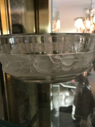 Lalique Crystal Bowl 4