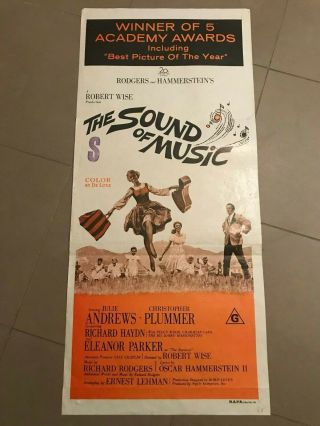 Movie Poster 13x30: The Sound Of Music (1965) Julie Andrews