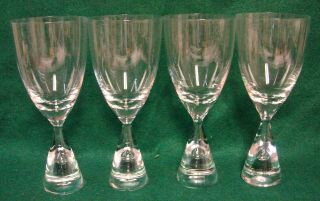 Holmegaard PRINCESS Water Goblets SET of FOUR 2