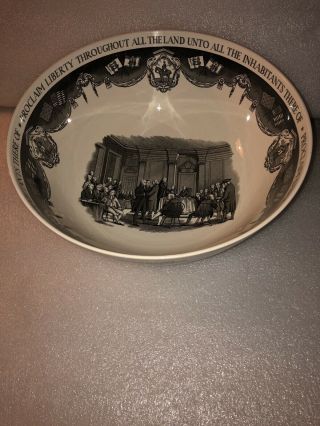 The Philadelphia Bowl By Wedgewood For Bailey Banks & Biddle