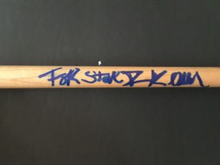 Rick Allen Def Leppard Drummer Music Icon Signed Autograph 1 Drumstick Proof Pic