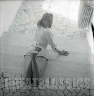 Ursula Andress In Rome 1950s Young Gorgeous 2 1/4 Camera Negative Peter Basch