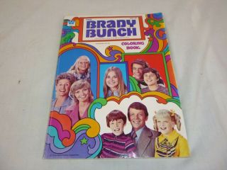 Vintage 1972 The Brady Bunch Coloring Book Whitman 1035 Tv Show Memorabilia