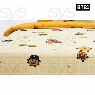 BTS BT21 Official Authentic Goods Cotton Comforter Comic Pop Ver,  Express Ship 7
