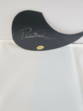 Paul Mccartney Signed Guitar Pick Guard With Great Looking Item 2