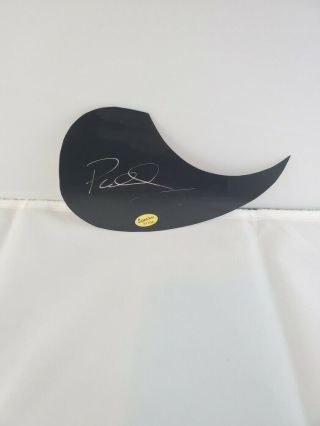 Paul Mccartney Signed Guitar Pick Guard With Great Looking Item 4