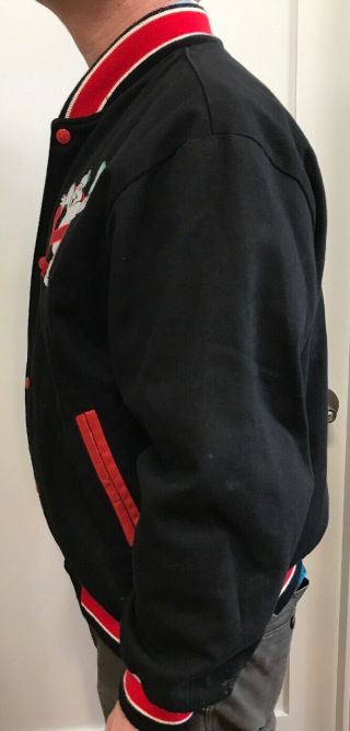 Vintage 1989 Ghostbusters Jacket,  RCA Video Trend.  Lined Black denim Size XL. 3