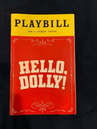 Hello Dolly Playbill - With Bernadette Peters And Santino Fontana