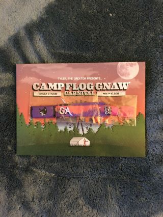 Camp Flog Gnaw Ticket 2019 Tyler The Creator 2 Day General Admission