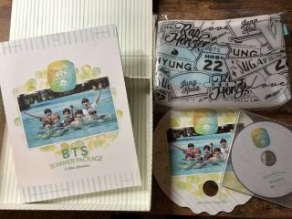 Bts Summer Package 2015 Photobook Dvd Pouch Name Tag Sticker Fan No Photocard