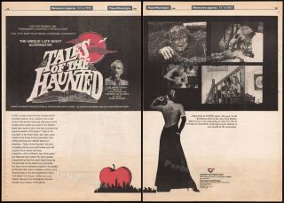 Tales Of The Haunted_orig.  1981 Trade Ad / Poster_christopher Lee_jack Palance