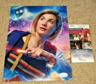 Jodie Whittaker Signed 8x10 Photo Female Doctor Who Actress Broadchurch Jsa