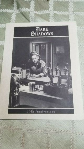 2001 Dark Shadows 35th Anniversary Book Dark Shadows Festival Aug 17 18 19 Ny