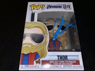Chris Hemsworth Thor Avengers Endgame Signed Funko Pop Psa Jsa Loki Ragnarok