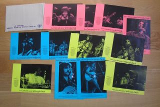 Concert For Bangladesh George Harrison 12 French Lobby Cards 