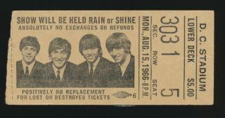 Beatles Rare Vintage 1966 