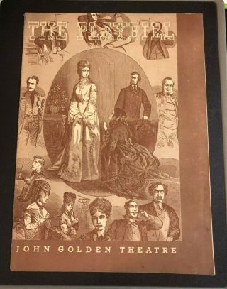 Playbill John Golden Theatre Angel Street 1943 Judith Evelyn - Gaslighting Nyc