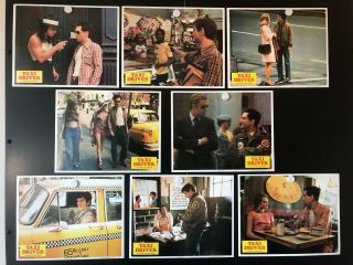 Taxi Driver Lobby Movie Cards S 1 - 8 Complete Set (1975) 11 " X 14 " Nm/mint