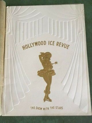 1952 Hollywood Ice Review Souvenir Program Barbara Ann Scott