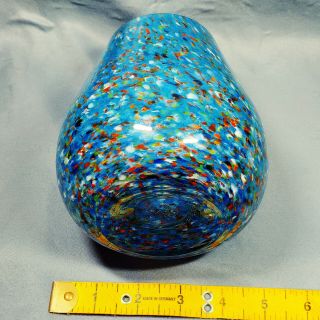 Ysart Strathearn Blue Millefiori Vase (5¼ 