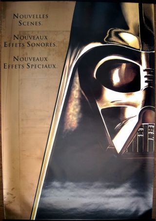 France Billboard George Lucas Star Wars Trilogy 1996 French Theater Movie Poster