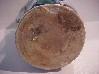 17th 18th c Italian Majolica Sicilian Albarello Dry Drug Apothecary Jar Portrait 12