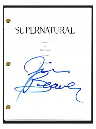 Jim Beaver Signed Autographed Supernatural Pilot Script Bobby Singer