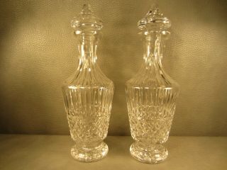 Waterford Maeve Pattern Irish Cut Crystal Glass Wine Whiskey Decanters