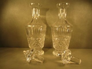 Waterford Maeve Pattern Irish Cut Crystal Glass Wine Whiskey Decanters 7